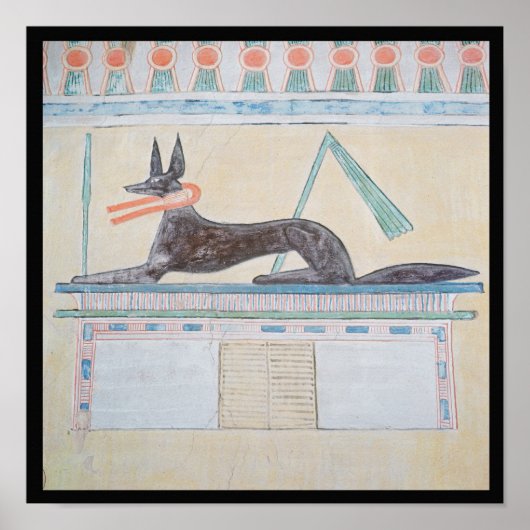 Anubis, Egyptische god van de doden Poster (Voorkant)