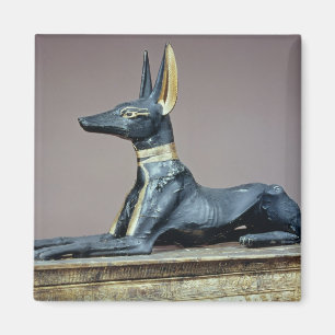 Anubis, Egyptische god van de doden uit een borst Magneet