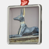 Anubis, Egyptische god van de doden uit een borst Metalen Ornament (Links)