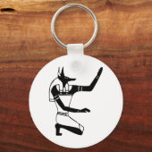 Anubis, Egyptische hiërogliefen Sleutelhanger (Voorkant)