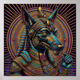 Anubis Egyptische Kunst Poster