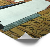 Anubis en een mammie, van de Tomb van Sennedjem Poster (Hoek)