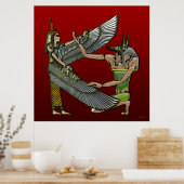 Anubis en Nut Poster (Keuken)