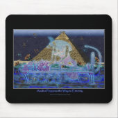 Anubis Fantasy Egyptische Muismat (Voorkant)