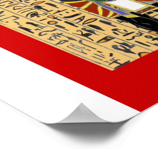 Anubis geeft het leven weer poster (Hoek)