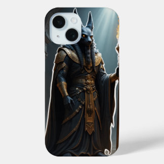 Anubis, God van de Doden iPhone 15 Case