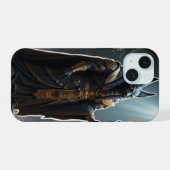 Anubis, God van de Doden iPhone 15 Case (Achterkant horizontaal)
