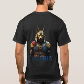 Anubis goed portret, netto kunststijl t-shirt (Achterkant)