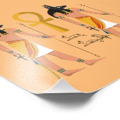 Anubis guardian of death foto afdruk (Hoek)