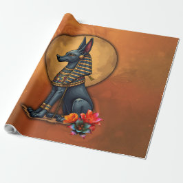 Anubis in het maanlicht, cadeaupapier