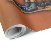 Anubis in het maanlicht, cadeaupapier (Rol Hoek)