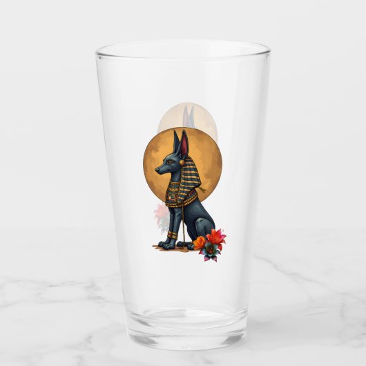 Anubis in het maanlicht, glas (Voorkant)