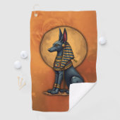 Anubis in het maanlicht, golfhanddoek (Insitu)