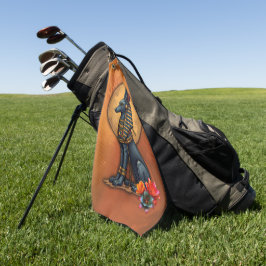 Anubis in het maanlicht, golfhanddoek