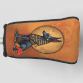 Anubis in het maanlicht, golfheadcover (Voorkant)