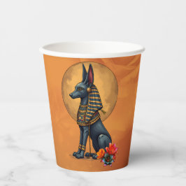 Anubis in het maanlicht, papieren bekers
