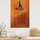 Anubis in het maanlicht poster (Keuken)
