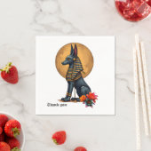 Anubis in het maanlicht, servet (Insitu)