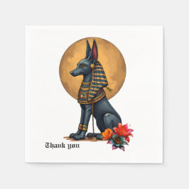 Anubis in het maanlicht, servet