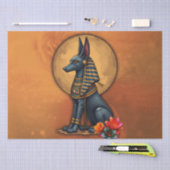 Anubis in het maanlicht,  tissuepapier (Craft)