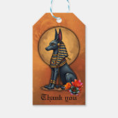Anubis in the moonlight, cadeaulabel (Voorkant)