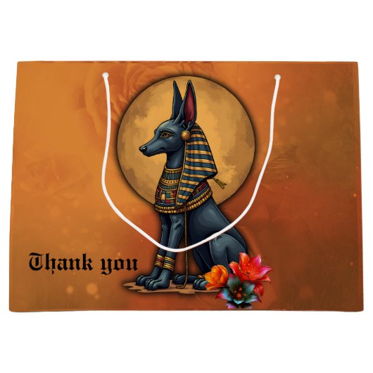 Anubis in the moonlight, groot cadeauzakje (Voorkant)