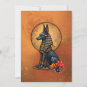 Anubis in the moonlight kaart (Achterkant)