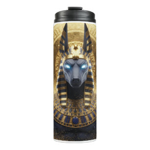 Anubis Jakhals Thermomok   Oude Egyptische God T Thermosbeker
