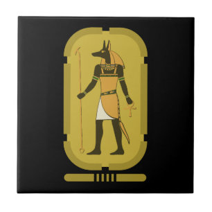 Anubis Keramiek tegel Tegeltje