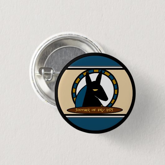 Anubis Lip Balm Ronde Button 3,2 Cm (Voorkant /achterkant)