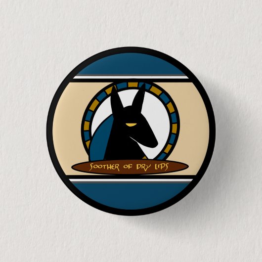 Anubis Lip Balm Ronde Button 3,2 Cm (Voorkant)