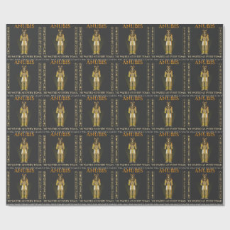 Anubis Onverschrokken Grafbewaker Oud Egypte Cadeaupapier
