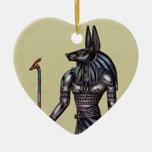 Anubis Ornament Heart (Voorkant)
