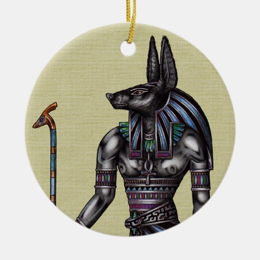Anubis Ornament Round (Voorkant)