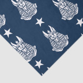 Anubis Oud Egyptisch Weefselpapier Tissuepapier (Detail)