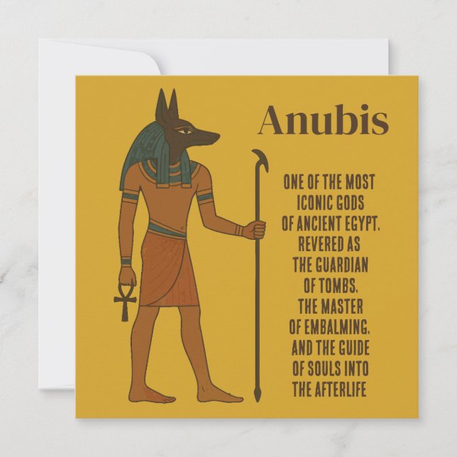 Anubis - Oude Egyptische Geschiedenis (Voorkant)