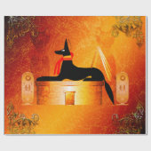 Anubis, oude Egyptische god Cadeaupapier (Vlak)