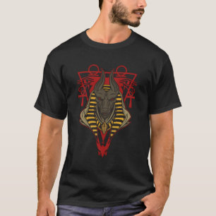 Anubis Oude Egyptische God Evil Onderwereld Egypte T-shirt