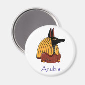 Anubis - Oude Egyptische god magnet (Voorkant / Achterkant)