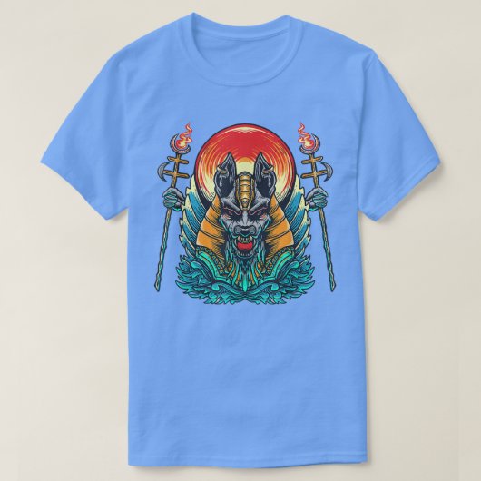 Anubis oude Egyptische god van de doden en de Egyp T-shirt (Design voorkant)