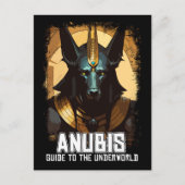 Anubis Oude Egyptische God van de Dood Briefkaart (Voorkant)