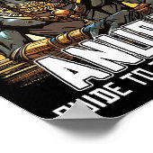 Anubis Oude Egyptische God van de Dood Poster (Hoek)