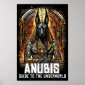 Anubis Oude Egyptische God van de Dood Poster (Voorkant)