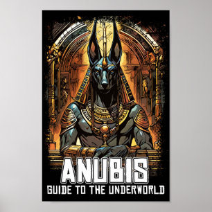 Anubis Oude Egyptische God van de Dood Poster