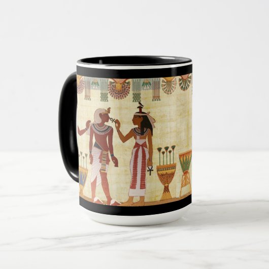 Anubis Pharaoh Cleopatra uit Egypte Mok (Voorkant links)