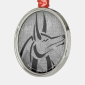 Anubis Premium Round Ornament (Links)