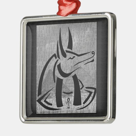 Anubis Premium Square Ornament (Links)