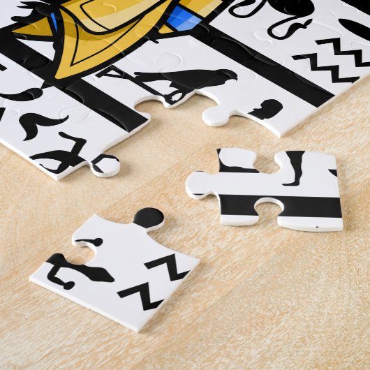 Anubis Puzzle / Quebra-Cabeça Anúbis Legpuzzel (Zijkant)