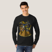 Anubis Ra Egyptian Gods Ancient Pyramids Mythology T-shirt (Voorkant volledig)