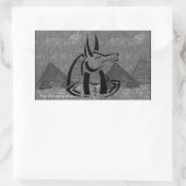 Anubis Rectangle Sticker (Tas)